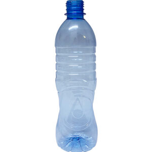 Plastic Water Bottle 500ml Round Blue