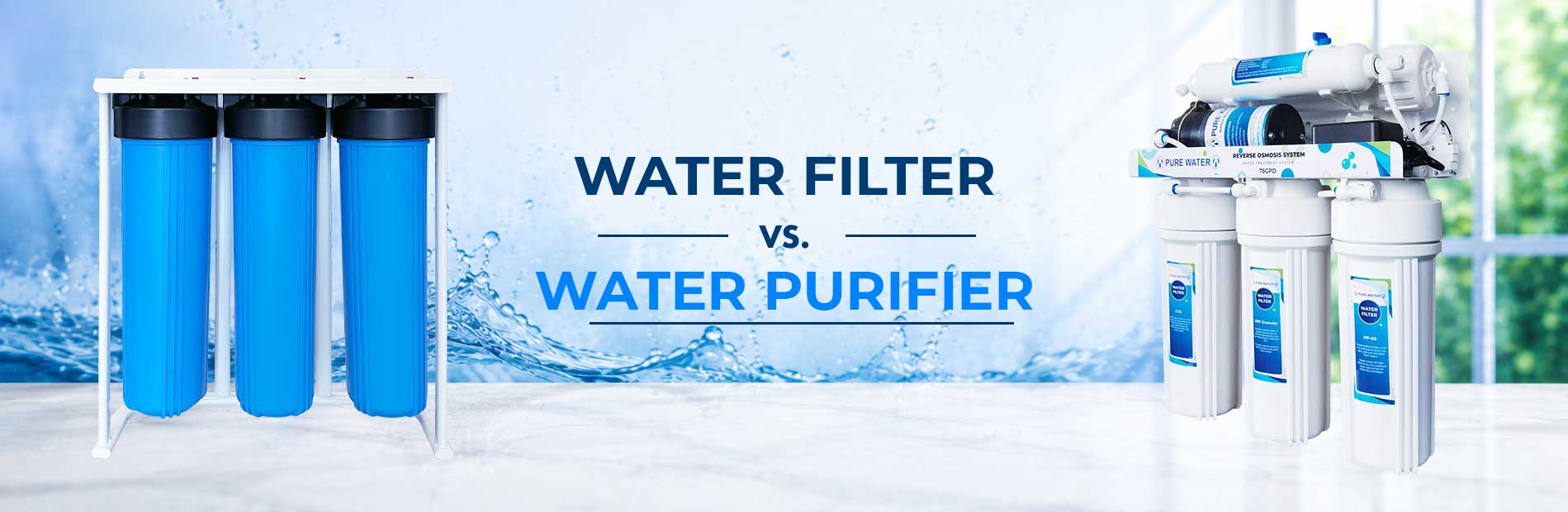 Water Filter vs Water Purifier