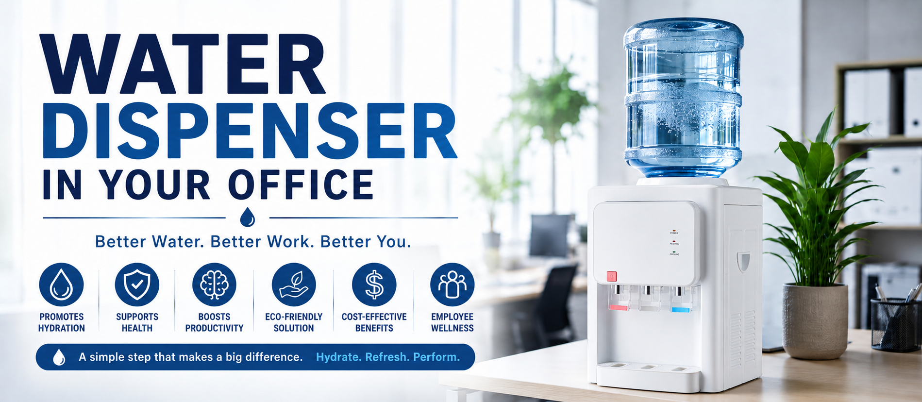 Water Dispenser in Your Office