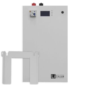 WHITE 51.2v 104Ah 5.3kWh LiFePO4 Lithium Iron Phosphate Wall Mount Solar UPS Battery