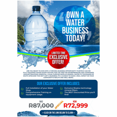 Own a Water Business Today