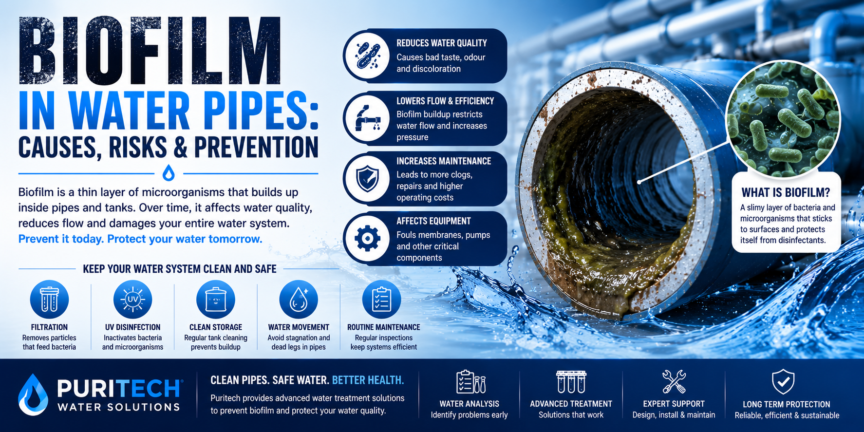 Biofilm in Water Pipes
