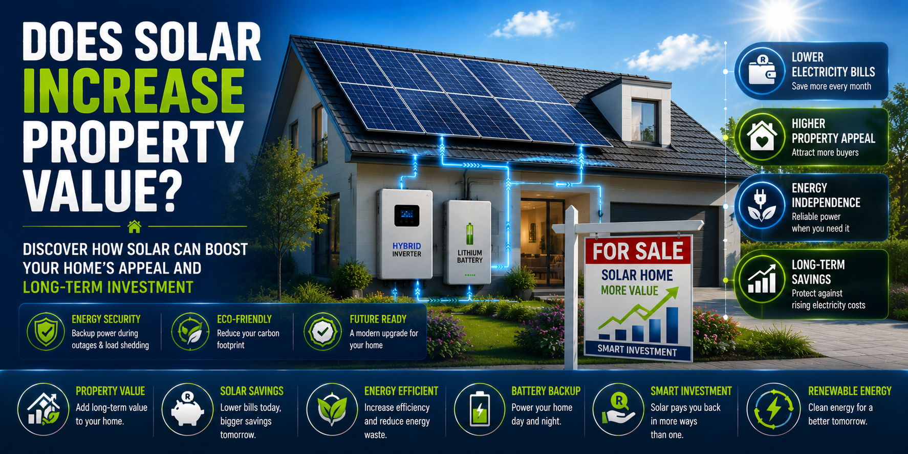 solar increase property value