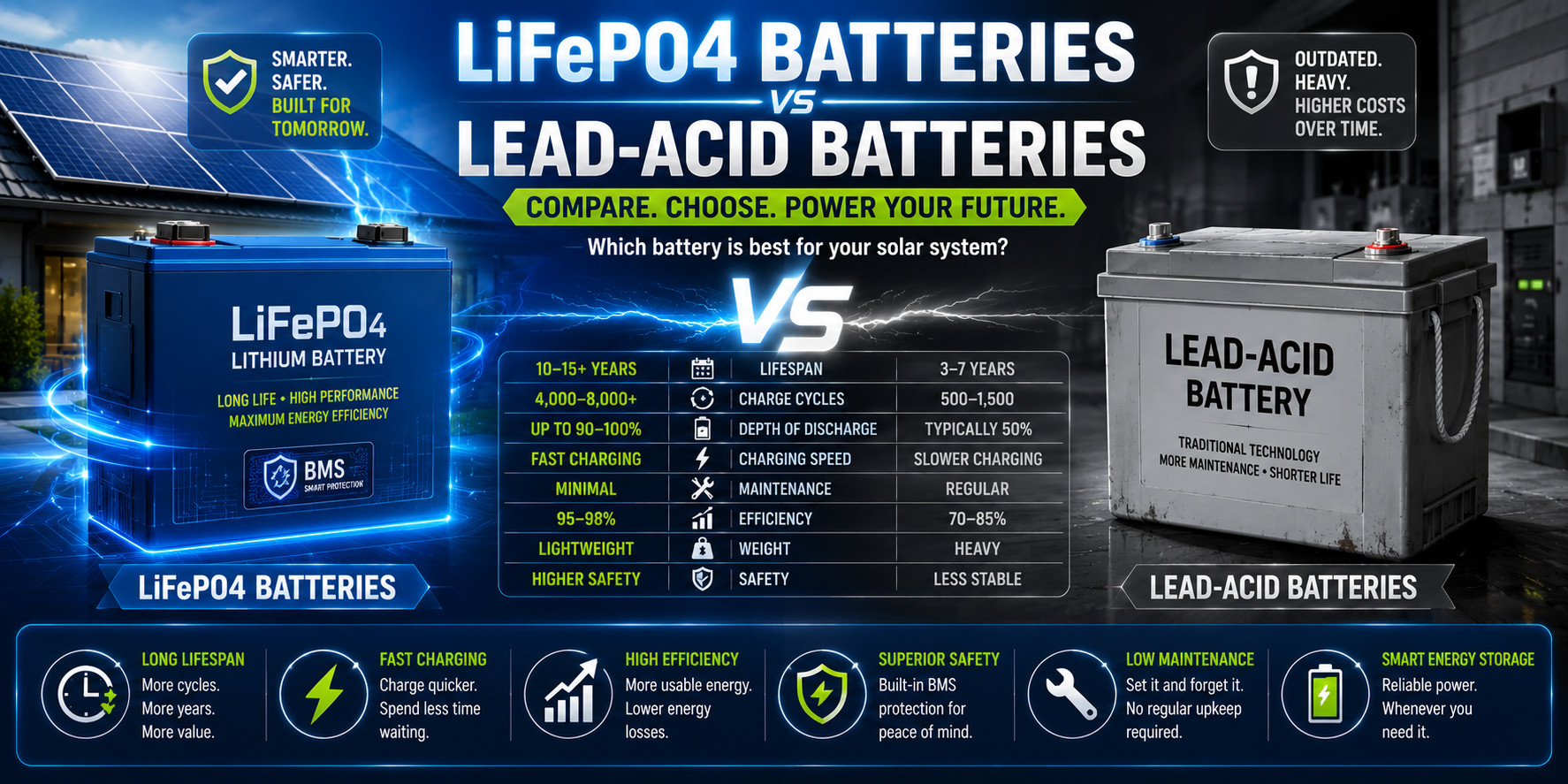 LiFePO4 batteries