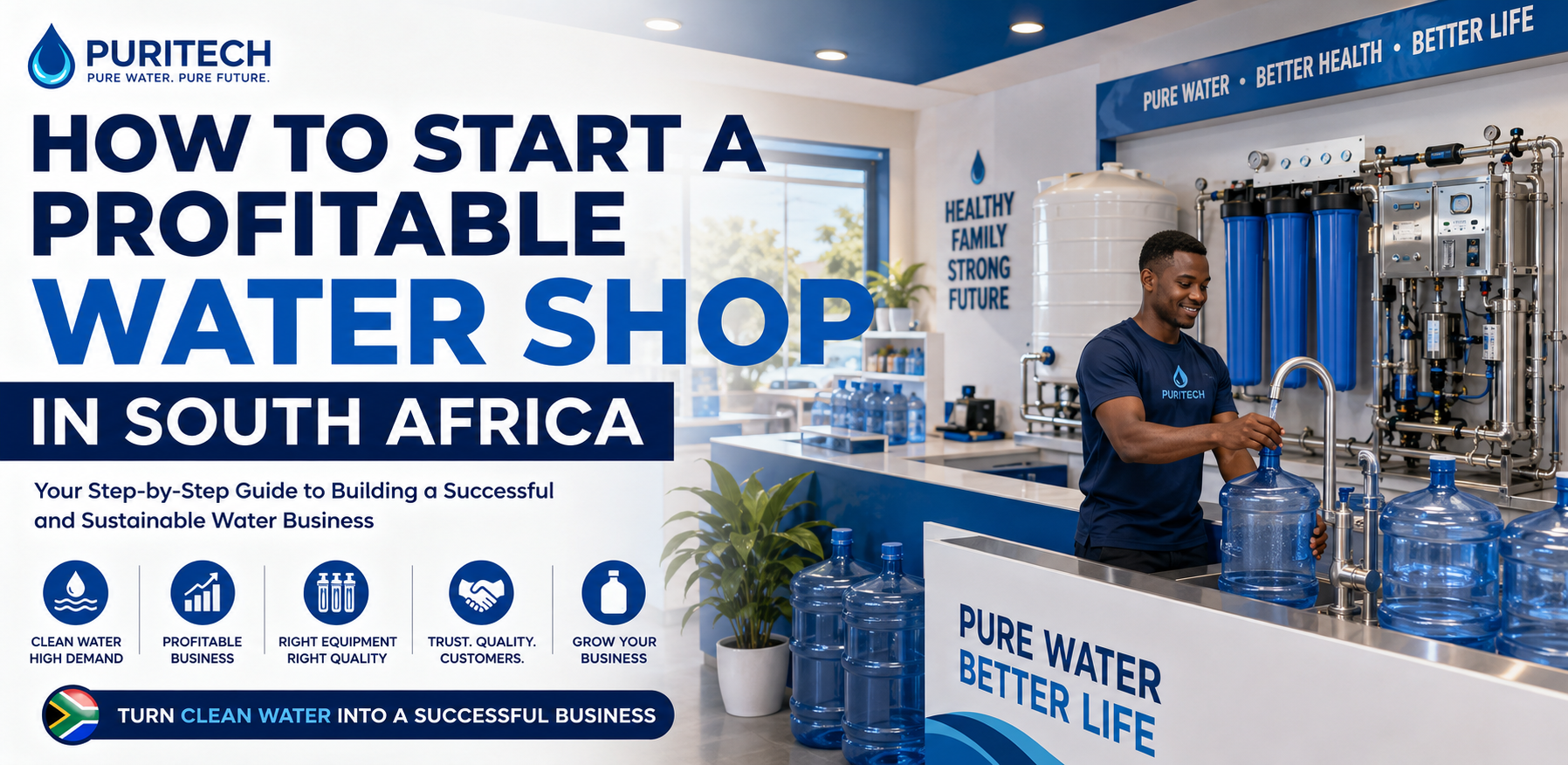 Start a Water Shop in South Africa