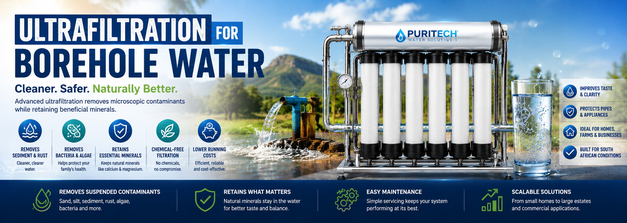 Ultrafiltration for Borehole Water