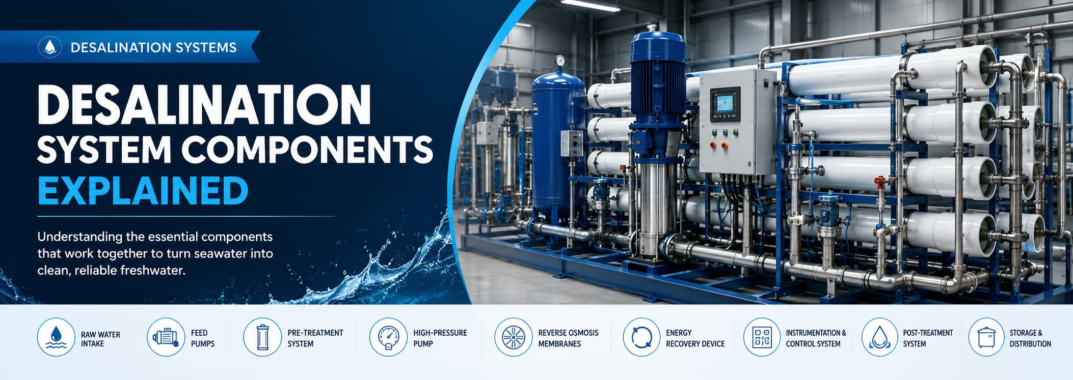 desalination system components