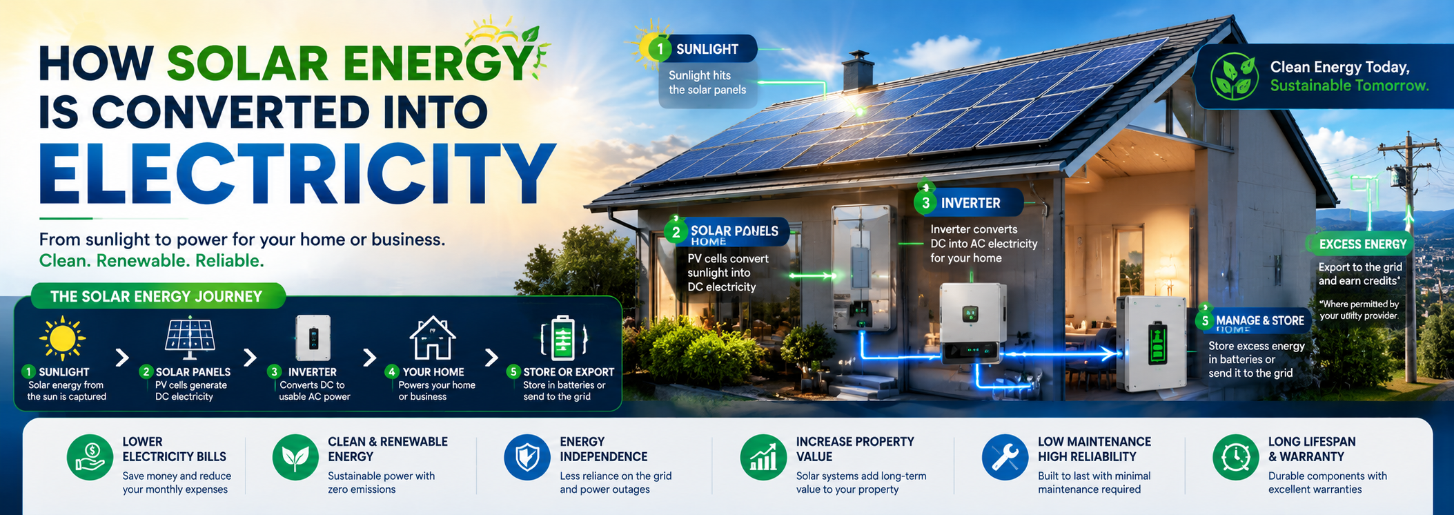 solar energy to electricity