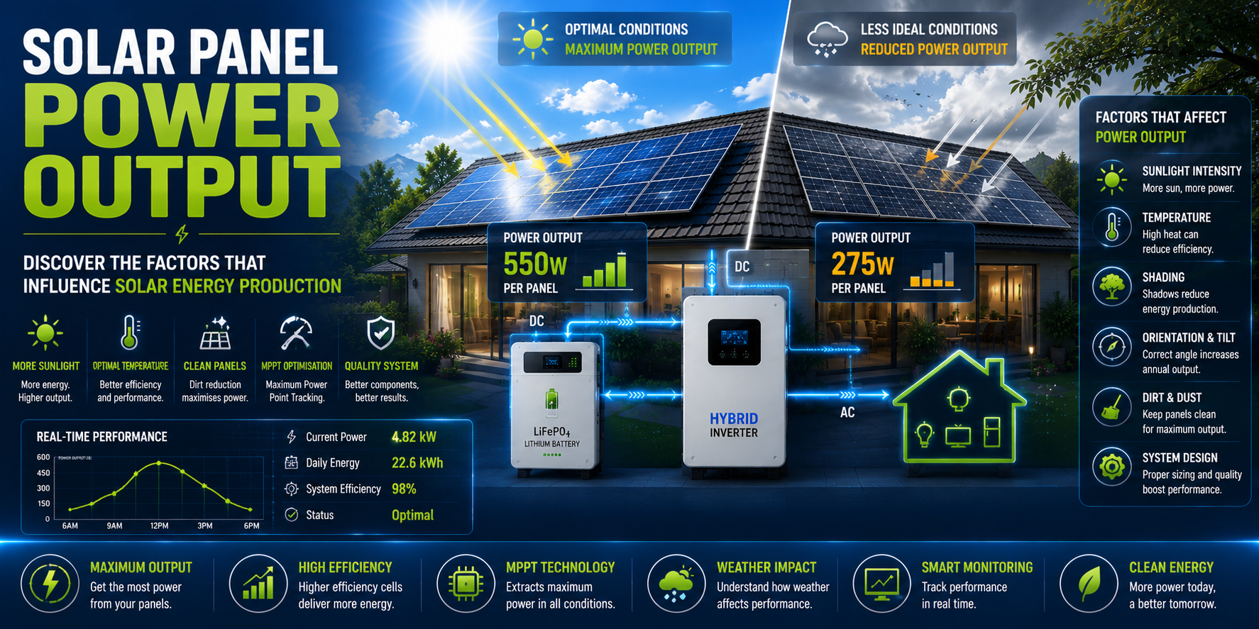 solar panel power output