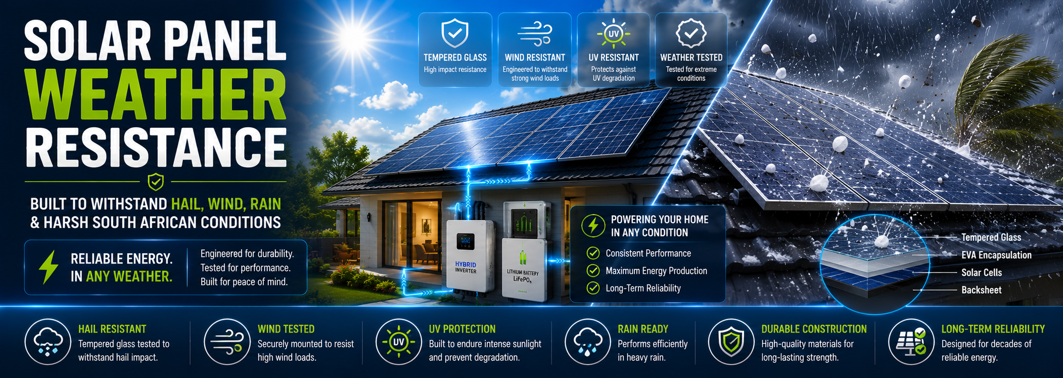 solar panel weather resistance
